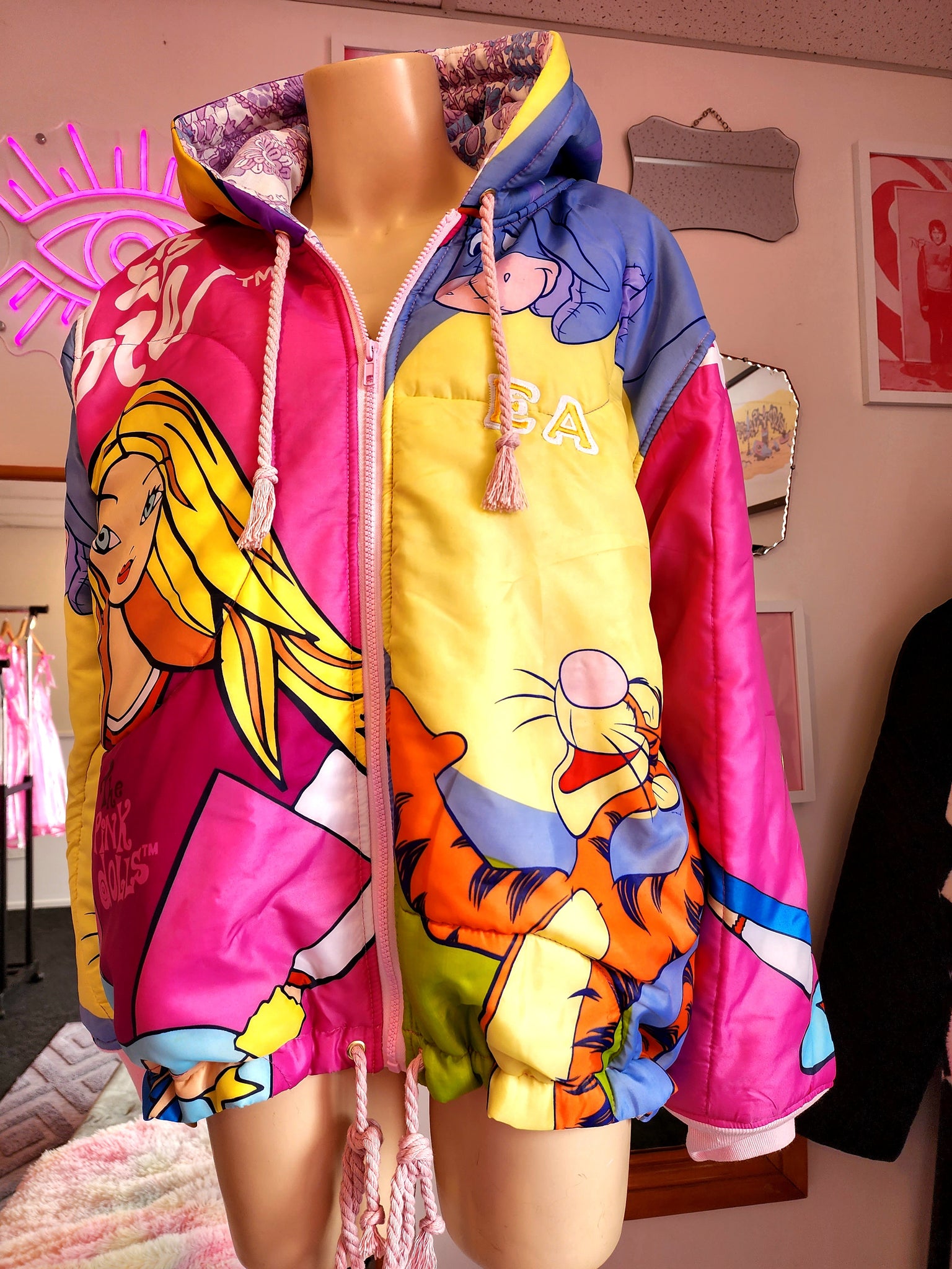 Pooh Bear & Friends X Barbie Puffer Jacket