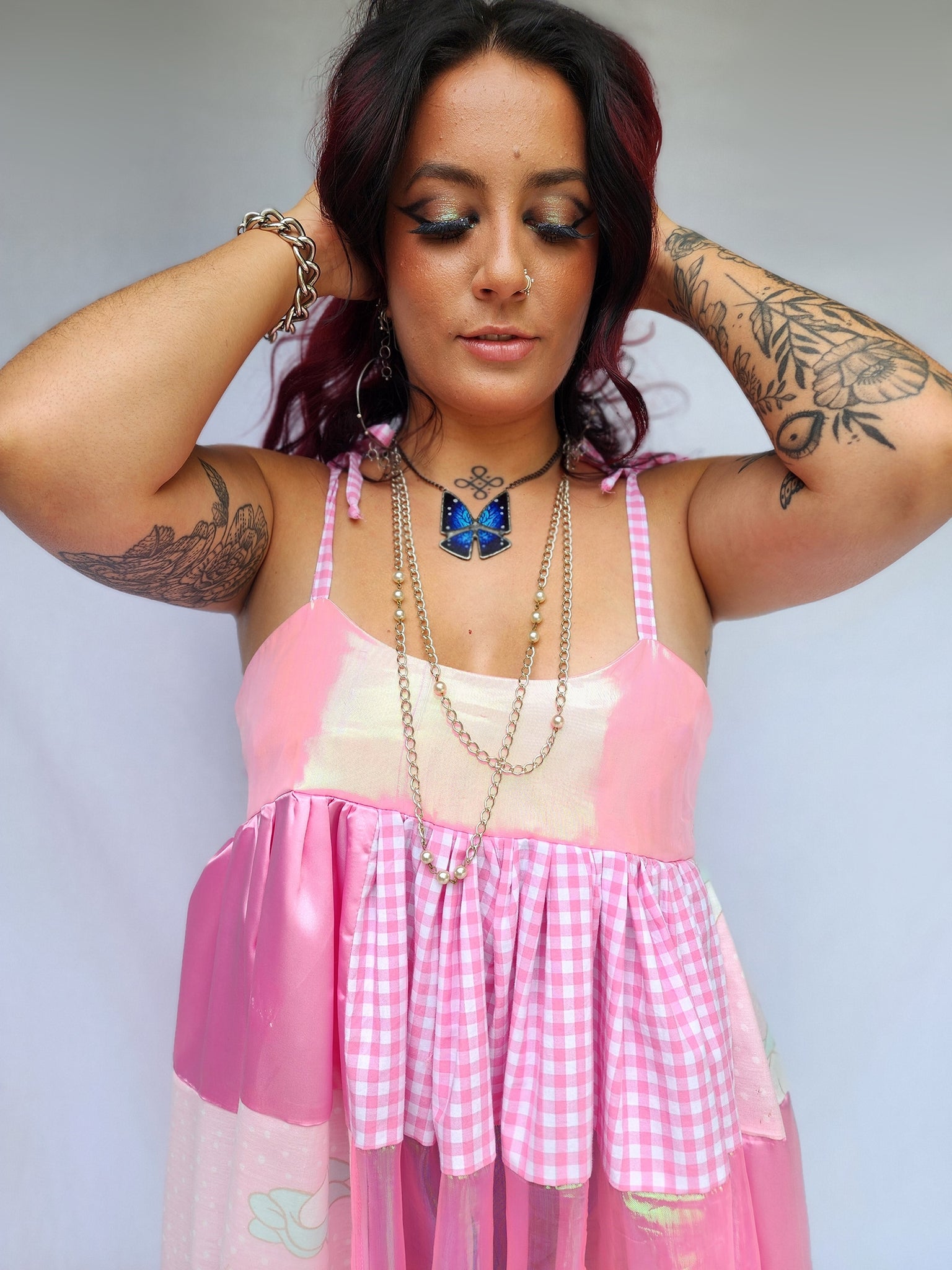 Pretty in Pink Patchwork Dress